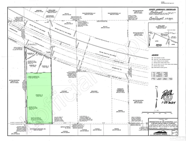 990 East, Battle Mountain, Nevada 89820, ,Land,Residential,East,240007825