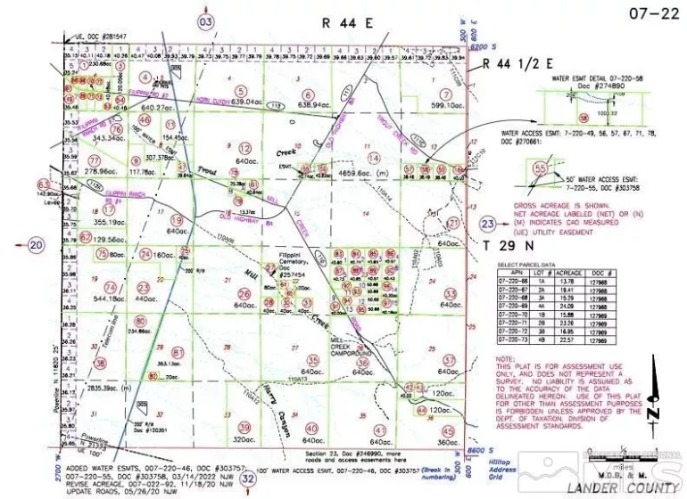 SW4SW4 12/29/44, Battle Mountain, Nevada 89820, ,Land,Residential,SW4SW4 12/29/44,240005260