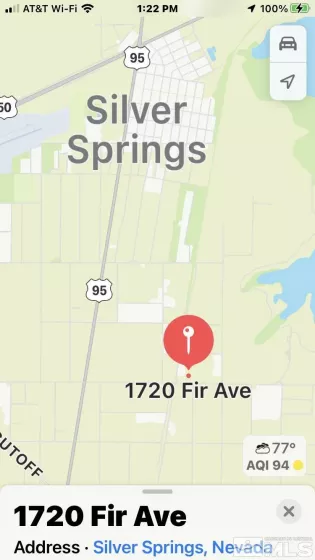 1720 Fir, Silver Springs, Nevada 89429, ,Land,Residential,Fir,220013890