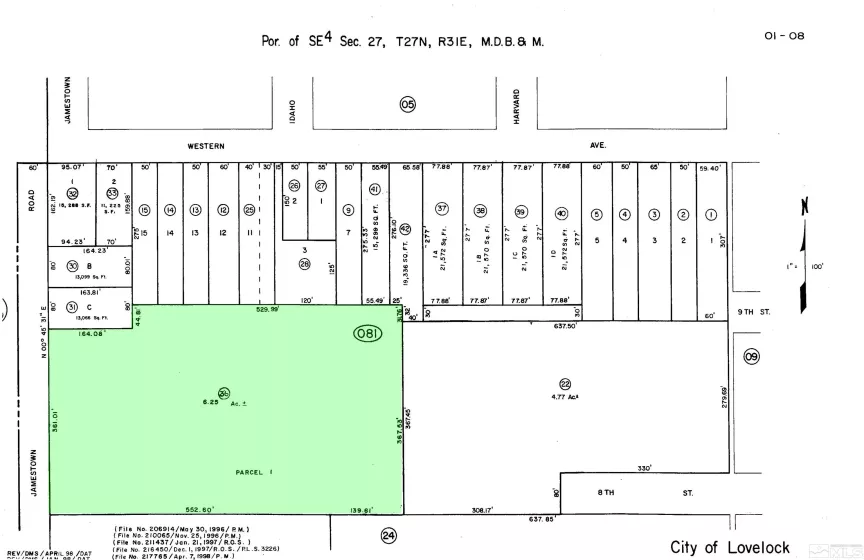 0 Jamestown, Lovelock, Nevada 89419, ,Land,Residential,Jamestown,230003481