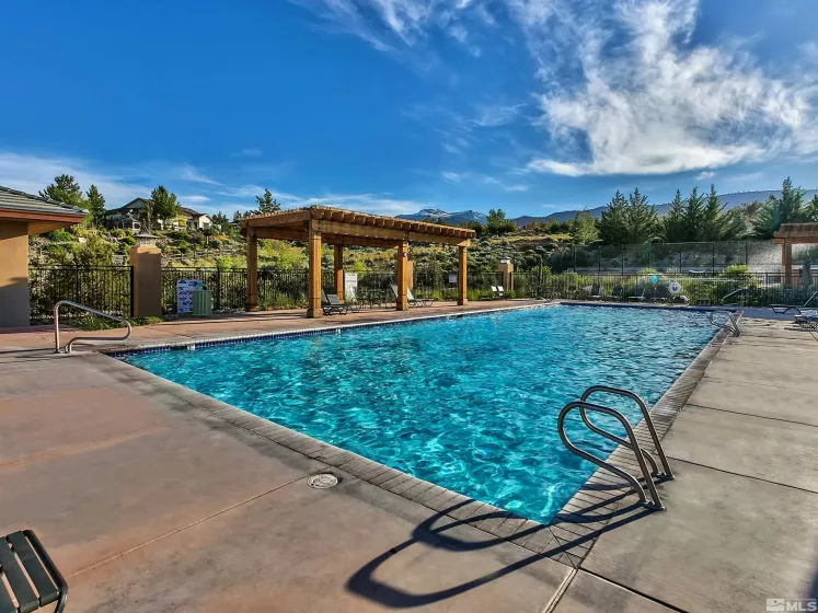 The Residence Center pool, spa, gym, tennis court, picnic area.