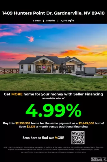 1409 Hunters Point, Gardnerville, Nevada 89410, 5 Bedrooms Bedrooms, ,5 BathroomsBathrooms,Residential,Residential,Hunters Point,240013037
