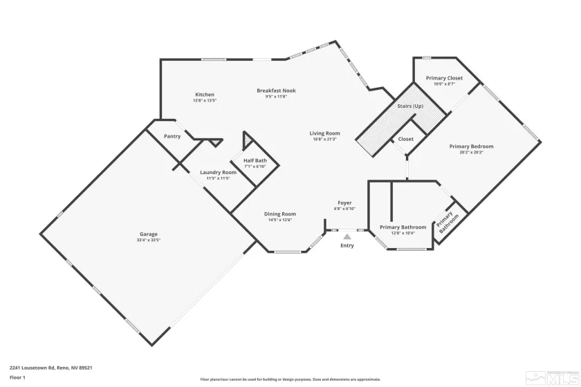 2241 Lousetown, Reno, Nevada 89521, 3 Bedrooms Bedrooms, ,3 BathroomsBathrooms,Residential,Residential,Lousetown,250003839