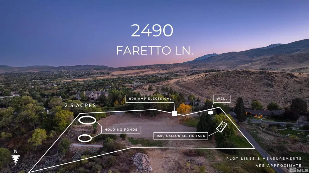 2490 Faretto, Reno, Nevada 89511, ,Land,Residential,Faretto,240014827