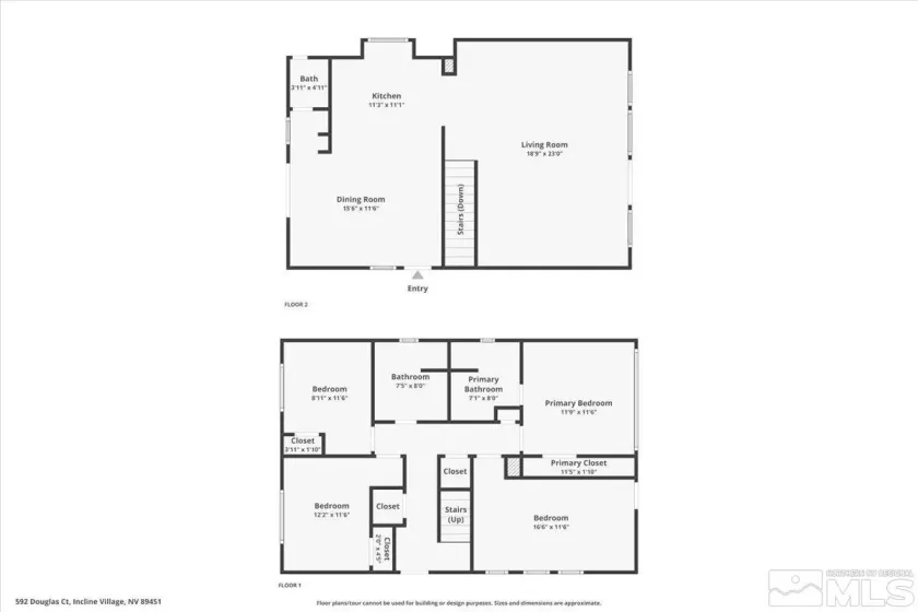 592 Douglas, Incline Village, Nevada 89451, 4 Bedrooms Bedrooms, ,3 BathroomsBathrooms,Residential,Residential,Douglas,250006076