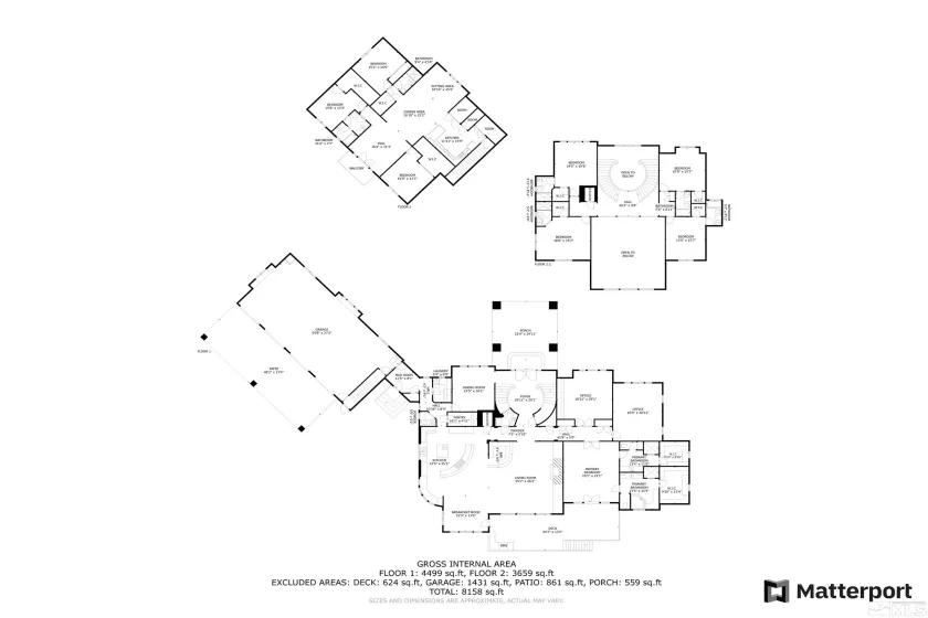 229 Five Creek, Gardnerville, Nevada 89460, 8 Bedrooms Bedrooms, ,10 BathroomsBathrooms,Residential,Residential,Five Creek,240000032
