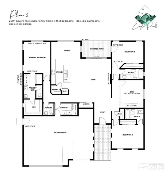 1325 Silver View, Sparks, Nevada 89436, 3 Bedrooms Bedrooms, ,4 BathroomsBathrooms,Residential,Residential,Silver View,250003748