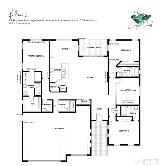 1325 Silver View, Sparks, Nevada 89436, 3 Bedrooms Bedrooms, ,4 BathroomsBathrooms,Residential,Residential,Silver View,250003748