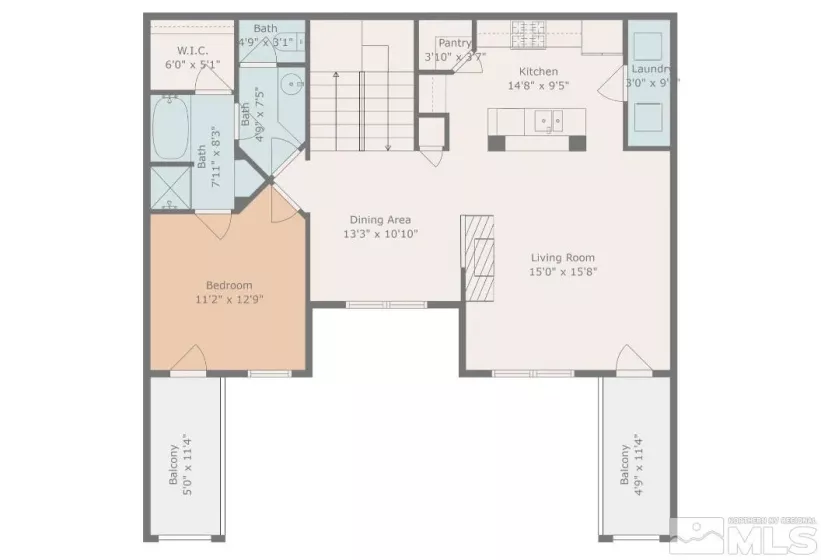 1325 Meadows, Reno, Nevada 89521, 1 Bedroom Bedrooms, ,1 BathroomBathrooms,Residential,Residential,Meadows,250004999