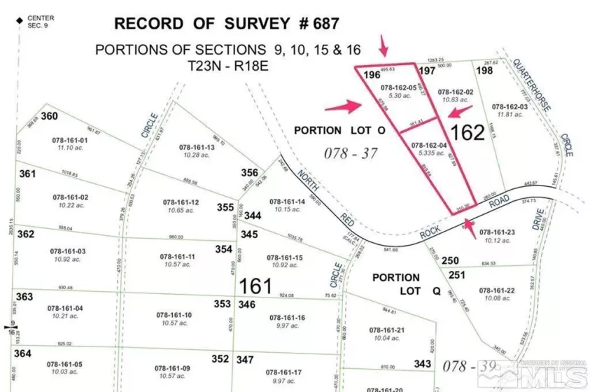 16100 Red Rock, Reno, Nevada 89508, ,Land,Residential,Red Rock,250005266