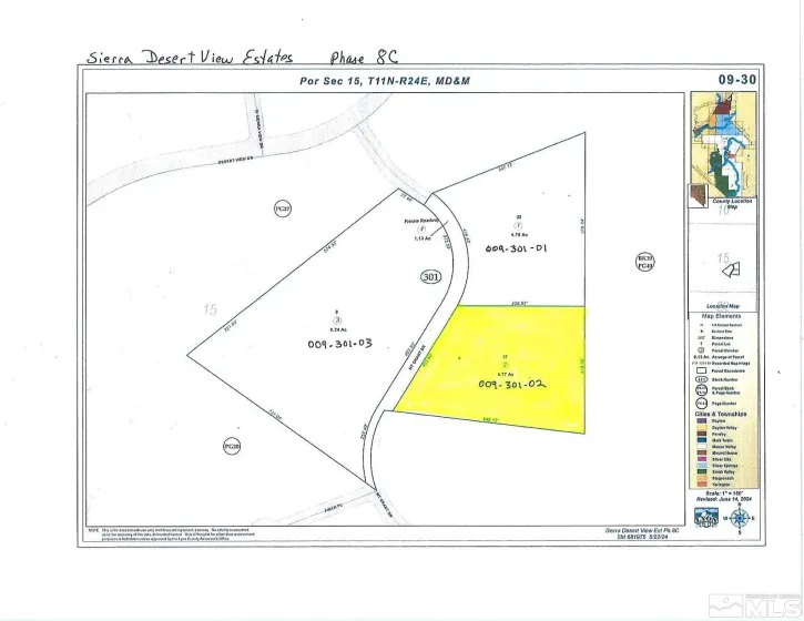 259 Mount Grant, Smith, Nevada 89430, ,Land,Residential,Mount Grant,250000166