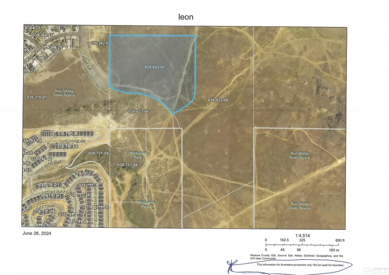 0 Leon, Sun Valley, Nevada 89433, ,Land,Residential,Leon,210014777