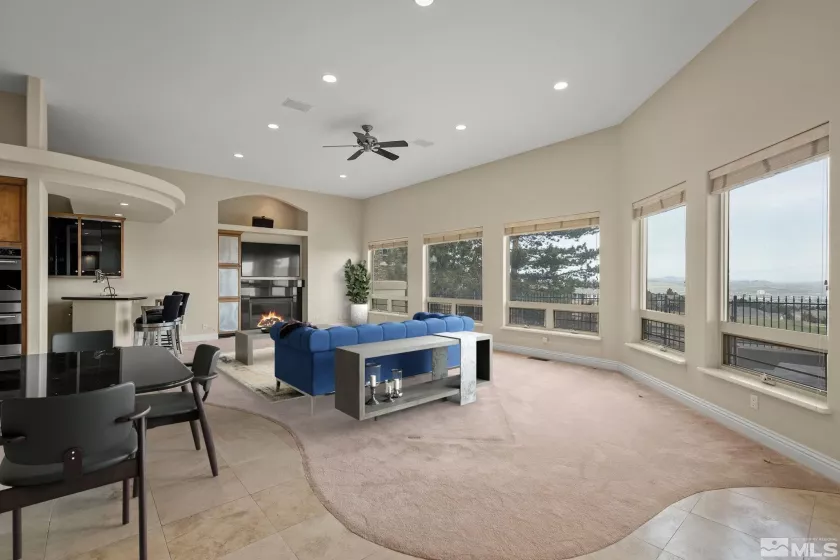 Kitchen nook with Built in Miele Espresso machine