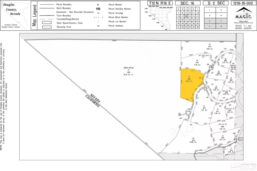 150 Summit Ridge, Gardnerville, Nevada 89460, ,Land,Residential,Summit Ridge,250004273