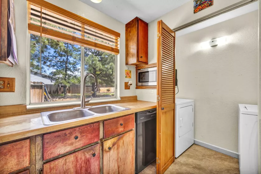 kitchen/ laundry area