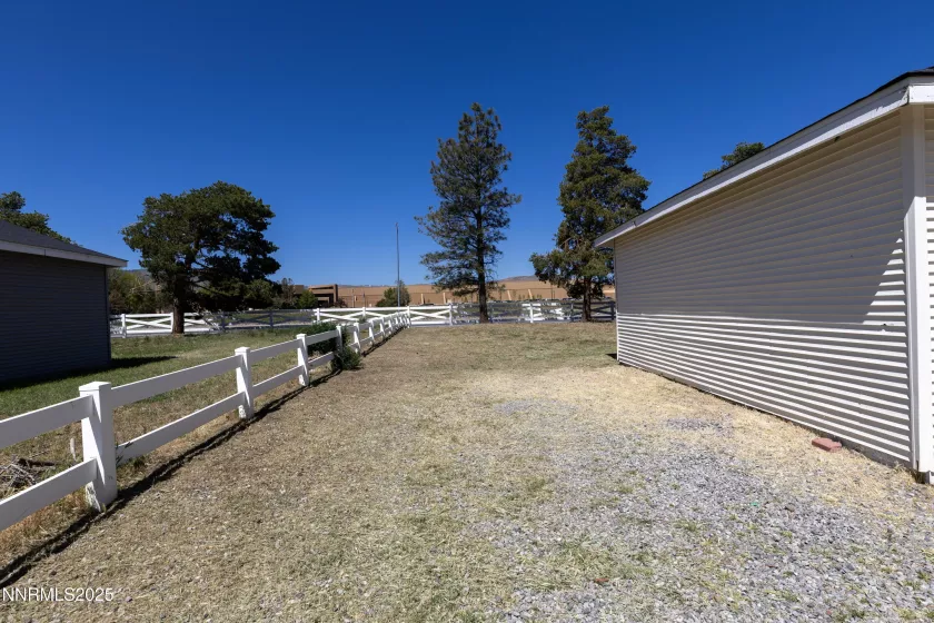 Side yard for additional parking if needed