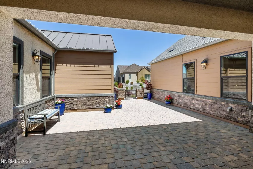 Front door view of Patio