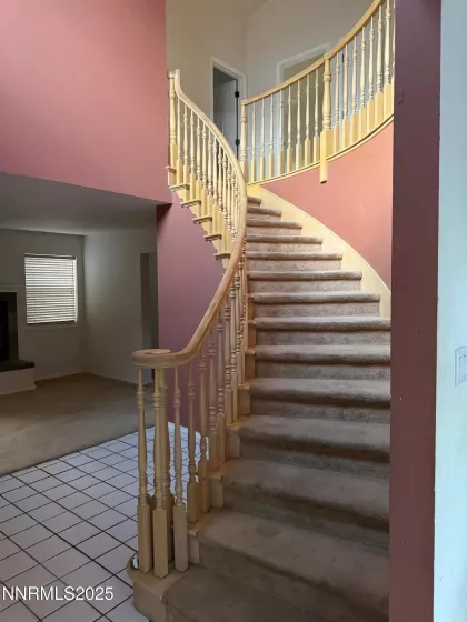 To upstairs where bedrooms are located