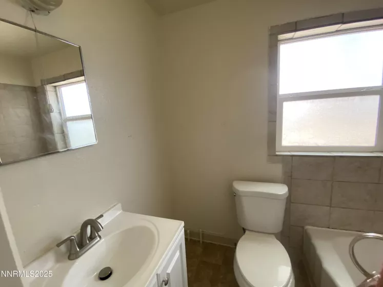 One Bathroom with Bathtub
