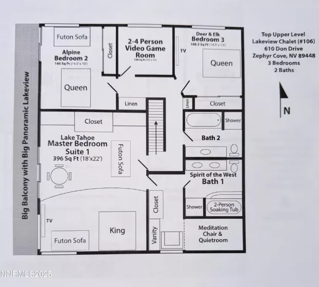 610 Don, Zephyr Cove, Nevada 89448, 6 Bedrooms Bedrooms, ,5 BathroomsBathrooms,Residential,Residential,Don,250050522