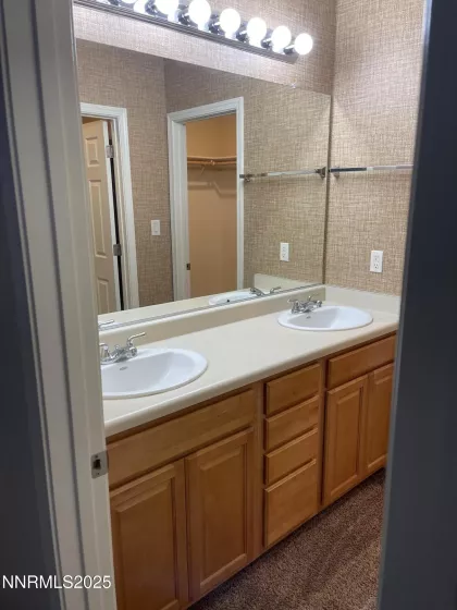 Master Bathroom Double Sinks