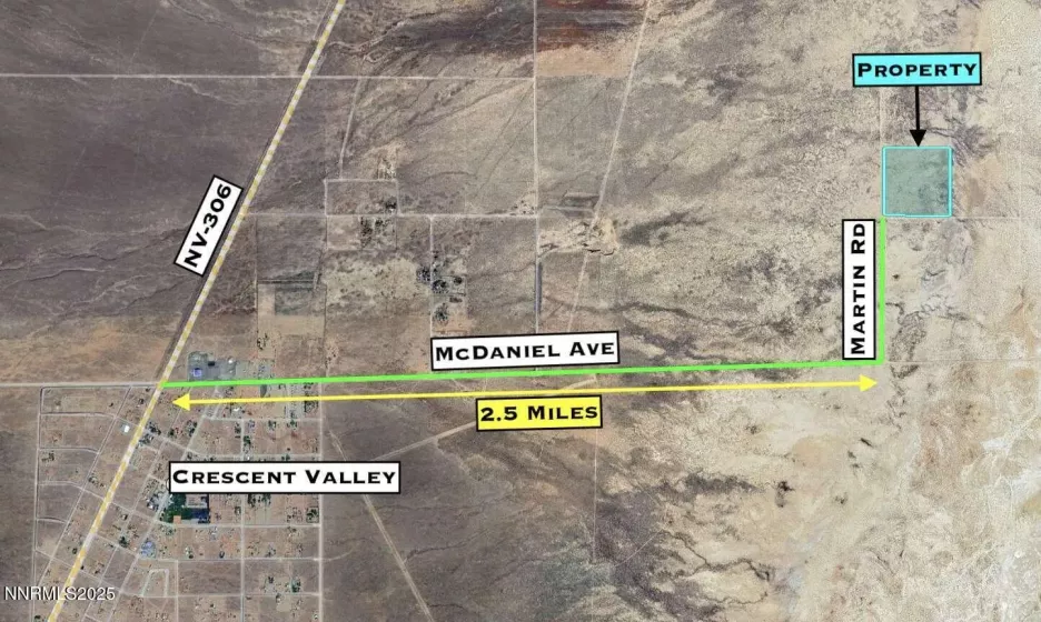 0 Martin, Crescent Valley, Nevada 89821, ,Land,Residential,Martin,250050598