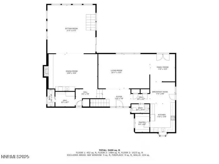 2080 Del Rio, Reno, Nevada 89509, 4 Bedrooms Bedrooms, ,4 BathroomsBathrooms,Residential,Residential,Del Rio,250050633