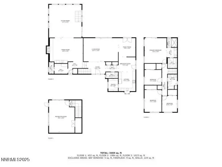 2080 Del Rio, Reno, Nevada 89509, 4 Bedrooms Bedrooms, ,4 BathroomsBathrooms,Residential,Residential,Del Rio,250050633