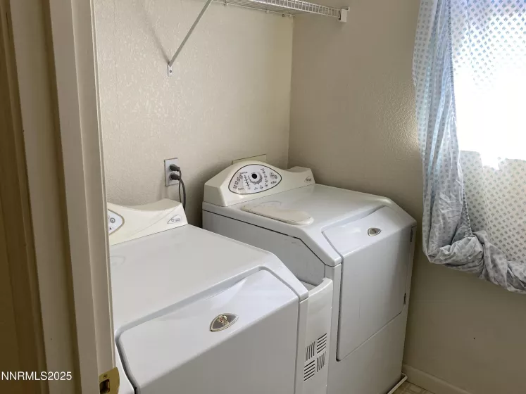 Upstairs Laundry with Washer & Dryer