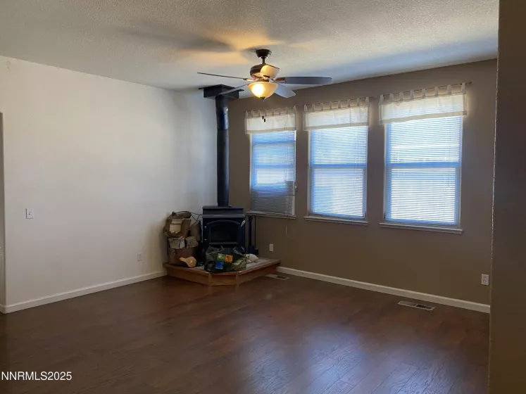 Living Room & Wood Stove