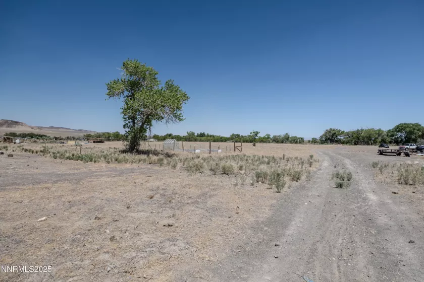 Road to back of property