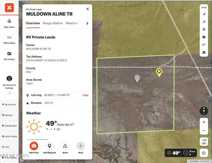 160 Acres S. of Wells NV, Wells, Nevada 89835, ,Land,Residential,Acres S. of Wells NV,250050972