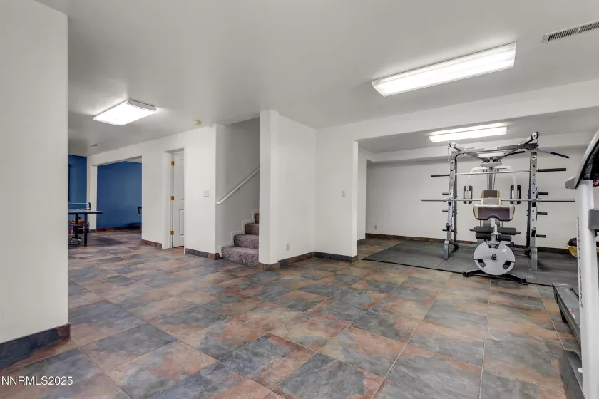 Basement Gym/Living area