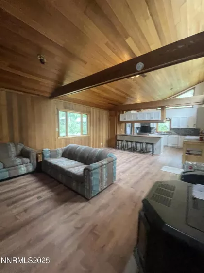 Living room kitchen view