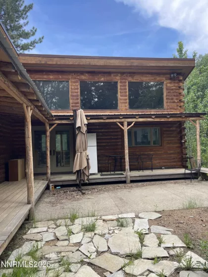 Yard view of cabin