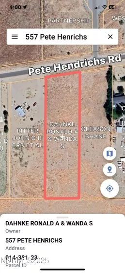 557 Pete Hendrichs, Yerington, Nevada 89447, ,Land,Residential,Pete Hendrichs,250051551