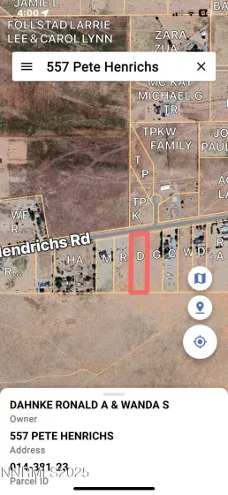 557 Pete Hendrichs, Yerington, Nevada 89447, ,Land,Residential,Pete Hendrichs,250051551