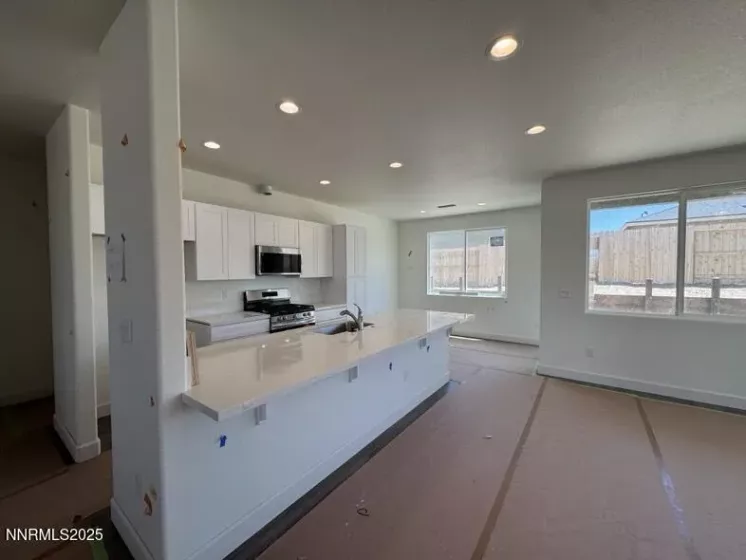 Kitchen under construction