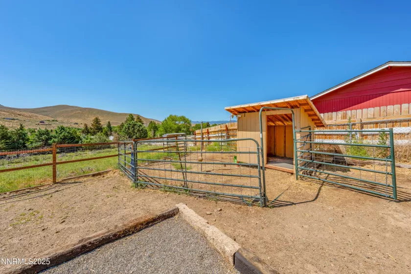 Paddock and Pasture behind