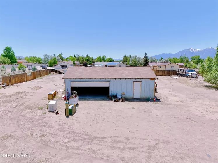 Separate garage