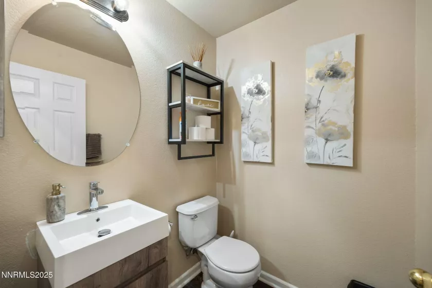 Downstairs half bath