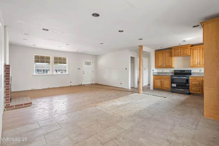 Living room and Kitchen main level