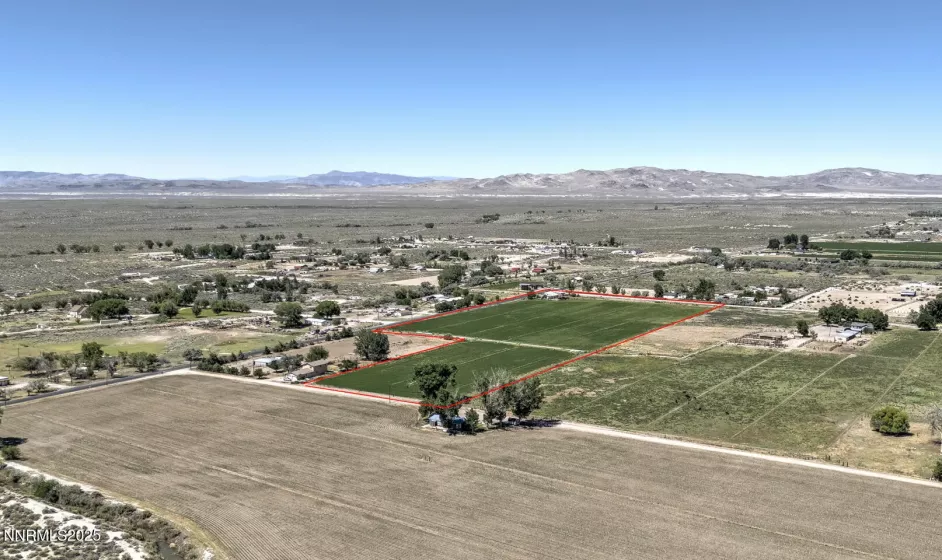 Distant aerial view