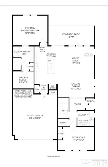 7393 Oakmont, Sparks, Nevada 89441, 2 Bedrooms Bedrooms, ,2 BathroomsBathrooms,Residential,Residential,Oakmont,250004203