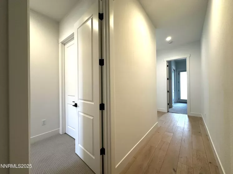 Upstairs Hallway from Office to Primary Suite and 4th Bedroom