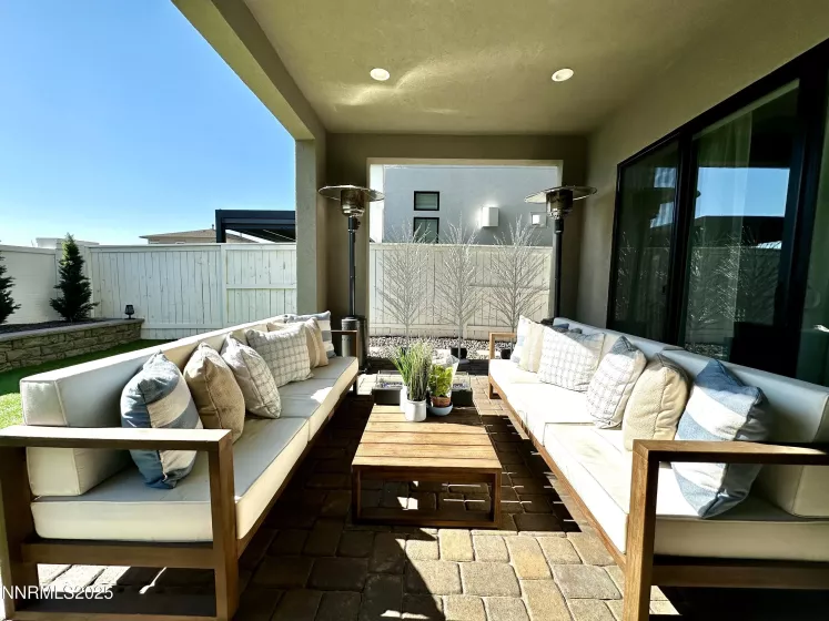 Outdoor Patio off of Living Room and Dining