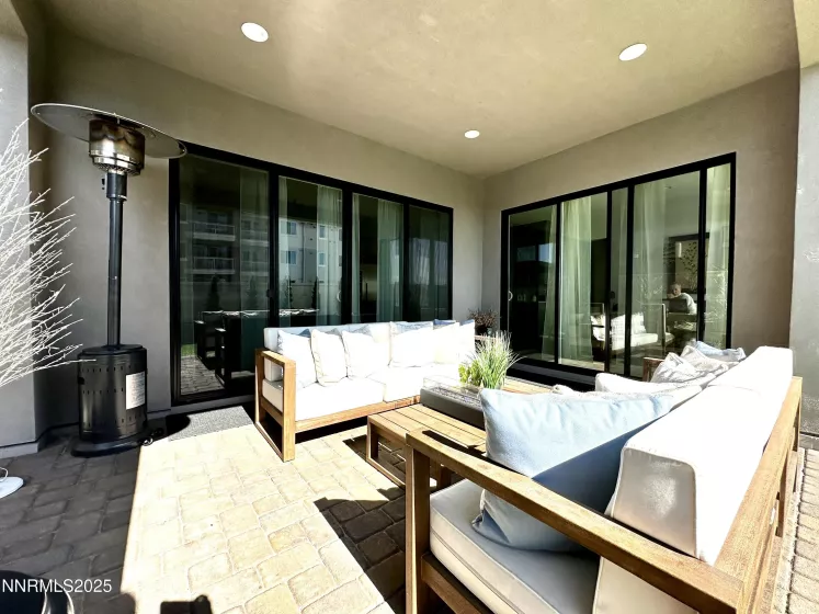 Outdoor Patio off of Living Room and Dining