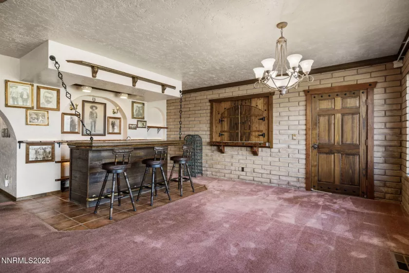 Large custom Dining Room Table for seating for eight.