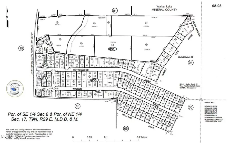 539 Walker, Walker Lake, Nevada 89415, ,Land,Residential,Walker,250052731