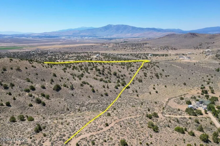 Green area BLM. Red X property.